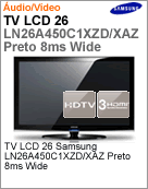PL42A450P1XZD/XAZ - Televiso 42" Plasma Samsung PL42A450P1x ZD/XAZ Preto