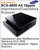 SCX-4500/XAZ - Impressora Multifuncional Laser Samsung SCX-4500 (Impresso / Cpia: 16ppm; Scanner)
