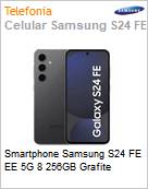 Smartphone Samsung S24 FE EE 5G 8 256GB Grafite  (Figura somente ilustrativa, no representa o produto real)