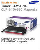 CLP-M660B/XAA - Cartucho de toner original Samsung Magenta para CLP-610 660