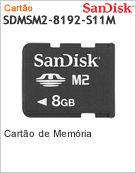 SDMSM2-8192-S11M - Carto de memria 8GB SanDisk S11M Memory Stick PRO Duo Micro M2