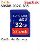 SDSDB-032G-B35 - Carto de memria 32GB SanDisk B35 SDHC Memory Card
