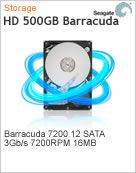 ST3500418AS - Unidade de Disco Rgido (HD) 500GB Seagate Barracuda 7200.12 ST3500418AS SATA 3 GBps 7.200 rpm 16MB