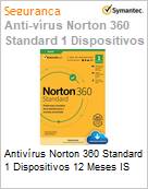 Antivrus Norton 360 Standard 1 Dispositivos 12 Meses IS  (Figura somente ilustrativa, no representa o produto real)