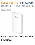 Ponto de acesso Wi-Fi 6 TP-Link EAP615-Wall AX1800 Montvel em parede  (Figura somente ilustrativa, no representa o produto real)