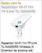 Repetidor Wi-Fi 11n TP-Link TL-WA850RE Wi-Fi N Extensor de alcance at 300Mbps (Figura somente ilustrativa, no representa o produto real)