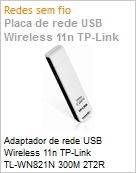 Adaptador de rede USB Wi-Fi 11n TP-Link TL-WN821N 300M 2T2R (Figura somente ilustrativa, no representa o produto real)