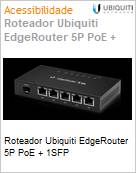 Roteador Ubiquiti EdgeRouter 5P PoE + 1SFP  (Figura somente ilustrativa, no representa o produto real)