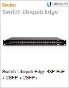 Switch Ubiquiti Edge 48P PoE + 2SFP + 2SFP+  (Figura somente ilustrativa, no representa o produto real)