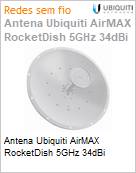Antena Ubiquiti AirMAX RocketDish 5GHz 34dBi  (Figura somente ilustrativa, no representa o produto real)