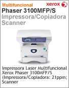 100N02628 - Impressora Multifuncional Laser Phaser Xerox 3100 MFP/S (Impresso / Cpia: 21ppm; Scanner)