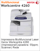 4260-MONO - Impressora Multifuncional Laser Xerox Workcentre 4260 (Impresso / Cpia: 55ppm; Scanner) Rede (Partnumber alternativo 100N02603)