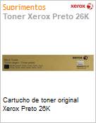 Cartucho de toner original Xerox Preto 26K  (Figura somente ilustrativa, no representa o produto real)