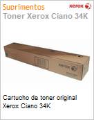 Cartucho de toner original Xerox Ciano 34K  (Figura somente ilustrativa, no representa o produto real)