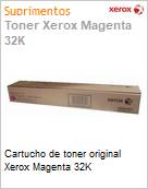 Cartucho de toner original Xerox Magenta 32K  (Figura somente ilustrativa, no representa o produto real)