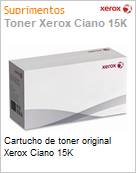 Cartucho de toner original Xerox Ciano 15K  (Figura somente ilustrativa, no representa o produto real)