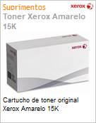 Cartucho de toner original Xerox Amarelo 15K  (Figura somente ilustrativa, no representa o produto real)