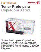 006R75206 - Cartucho de toner original Xerox Preto para Copiadora Xerox 5135 6135 35A 5090 5390 5690 Rendimento 220000 pginas