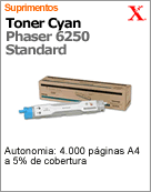 106R00668 - Cartucho de toner original Xerox Ciano Phaser 6250