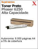 106R00675 - Cartucho de toner original Xerox Preto Alta Capacidade para Phaser P6250