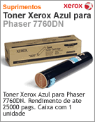 106R01160 - Cartucho de toner original Xerox Azul para Phaser 7760dn (25000 pginas)