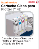 106R01308 - Cartucho de toner original Xerox Ciano para Plotter 7142 Caixa com 1 Unidade de 110 ml