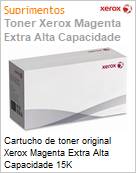 Cartucho de toner original Xerox Magenta Extra Alta Capacidade 15K  (Figura somente ilustrativa, no representa o produto real)