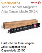 Cartucho de toner original Xerox Magenta Alta Capacidade 26.5K  (Figura somente ilustrativa, no representa o produto real)