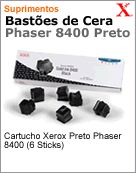 108R00608 - Basto de cera (Caixa com 6) Xerox Preto Phaser 8400
