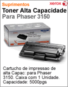 109R00747 - Cartucho de toner original Xerox de alta capacidade para Phaser 3150