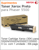 113R00668 - Cartucho de toner original Xerox Preto para Phaser 5500