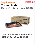 113R00722 - Cartucho de toner original Xerox Preto Econmico para 6180 - 3000 pginas