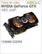 ZT-40102-10P - Adaptador Grfico ZOTAC NVIDIA GeForce GTX 480 AMP 1536MB GDDR5