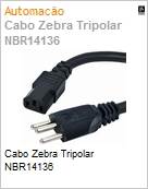 Cabo de fora Tripolar Zebra Padro Brasil (Figura somente ilustrativa, no representa o produto real)