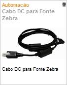 Cabo DC para Fonte de alimentao Zebra (Figura somente ilustrativa, no representa o produto real)