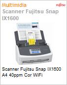 Scanner Fujitsu ScanSnap iX1600 A4 40ppm Cor WiFi  (Figura somente ilustrativa, no representa o produto real)