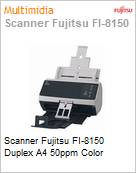 Scanner Fujitsu fi-8150 Duplex A4 50ppm Color  (Figura somente ilustrativa, no representa o produto real)