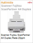 Scanner Fujitsu ScanPartner SP-1120N A4 Duplex Rede 20ppm  (Figura somente ilustrativa, no representa o produto real)