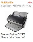Scanner Fujitsu fi-7480 80ppm Color Duplex A3  (Figura somente ilustrativa, no representa o produto real)