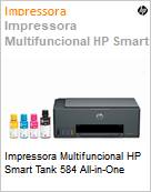 Impressora Multifuncional HP Smart Tank 584 All-in-One  (Figura somente ilustrativa, no representa o produto real)