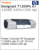 CK838A - Plotter HP DesignJet T1200 at A1 24
