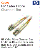 221692-B22 - HP Cabo Fibre Channel 5m LC-LC Multi-Mode para MSA Hub 2/3. SAN Switch 2/8 e Mdulo I/O FC
