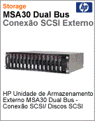 302970-B21 - HP Unidade de Armazenamento Externo MSA30 Dual Bus - Conexo SCSI/Discos SCSI
