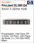370596-201 - Servidor ProLiant HP DL380 G4 Intel Xeon (3.20GHz). 1GB