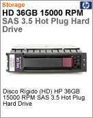 375868-B21 - Unidade de Disco Rgido (HD) 36GB HP 15.000 rpm SAS 3.5 Hot-Plug Hard Drive