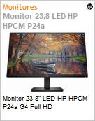 Monitor 23,8 LED HP HPCM P24a G4 Full HD  (Figura somente ilustrativa, no representa o produto real)