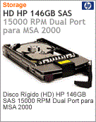417855-B21 - Unidade de Disco Rgido (HD) 146GB HP SAS 3G 15000 DP Non Hot-Plug 3.5