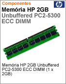 432806-B21 - Memria 2GB HP Unbuffered PC2-5300 ECC DIMM [1x2GB]