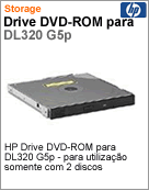 449991-B21 - Unidade DVD-ROM HP para DL320 G5p - para utilizao somente com 2 discos