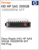 492620-B21 - Unidade de Disco Rgido (HD) 300GB HP 10.000 rpm SFF Hot-Plug SAS